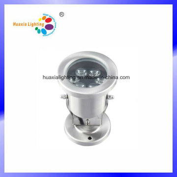 Iluminación subacuática de 3W LED con acero inoxidable 304 con diapositivas